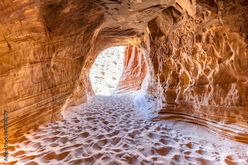 Man-made Sand Caves, Kanab, Utah photo