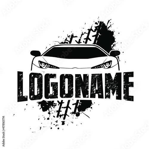 Sport car logo template, Perfect logo for business related to automotive industry