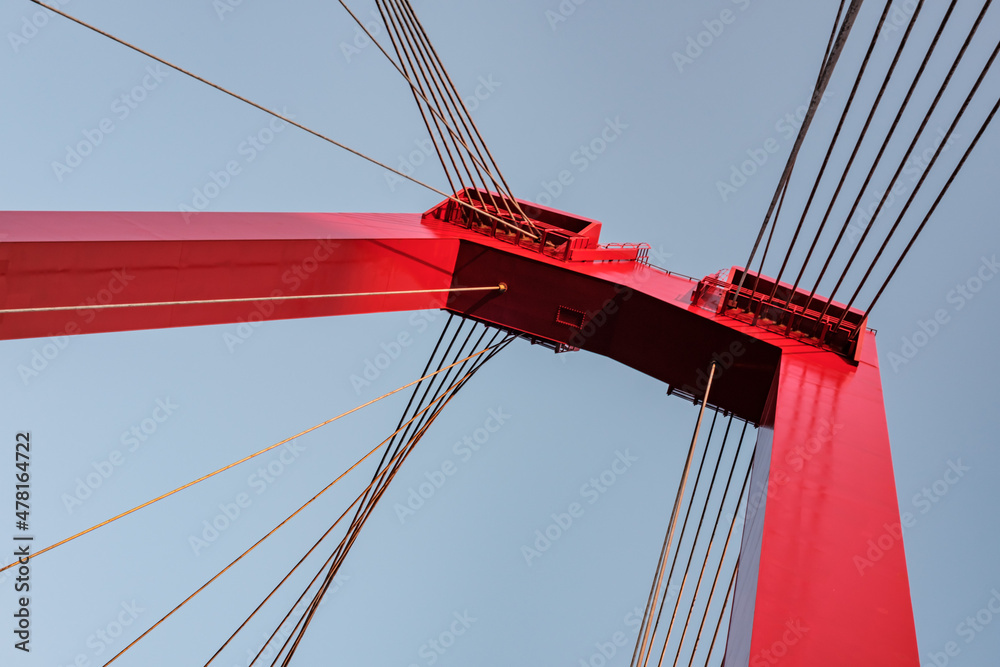 Obraz premium Rotterdam, Willemsbrug (bridge)