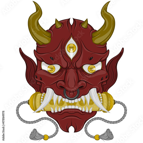 Oni Japanese Demon Skin photo