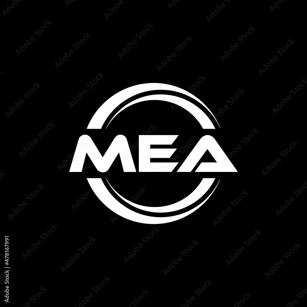 MEA letter logo design with black background in illustrator, vector logo modern alphabet font overlap style. calligraphy designs for logo, Poster, Invitation, etc. MEA letter logo design with black background in illustrator, vector logo modern alphabet font overlap style. calligraphy designs for logo, Poster, Invitation, etc.