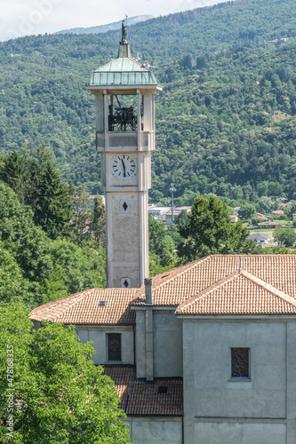 Beautiful church in Brissago Valtravaglia photo