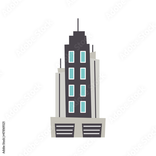 Building skyscraper vector