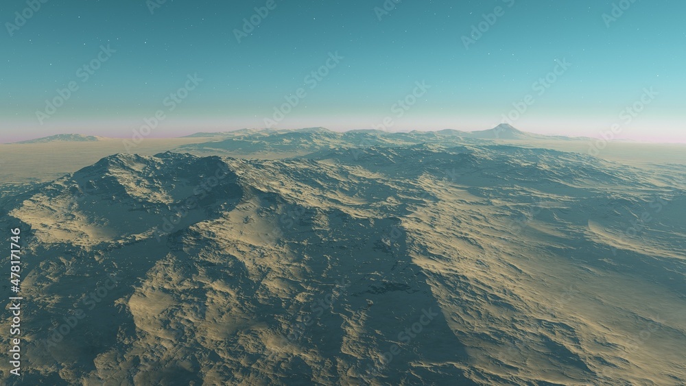 3d rendered Space Art: Alien Planet - A Fantasy Landscape 3d rendered Space Art: Alien Planet - A Fantasy Landscape