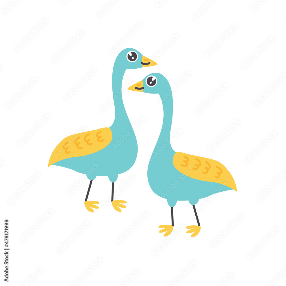 Gemini zodiac sign geese character Gemini zodiac sign geese character