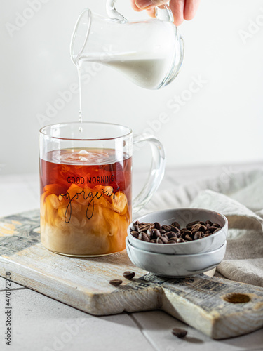 cup of tea with cookies