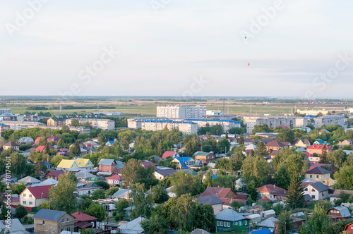 Balloon flights over the city