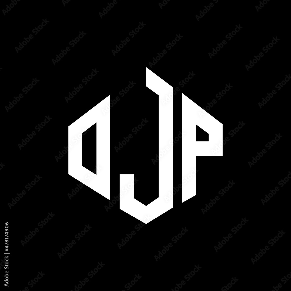 OJP letter logo design with polygon shape. OJP polygon and cube shape logo design. OJP hexagon vector logo template white and black colors. OJP monogram, business and real estate logo. OJP letter logo design with polygon shape. OJP polygon and cube shape logo design. OJP hexagon vector logo template white and black colors. OJP monogram, business and real estate logo.