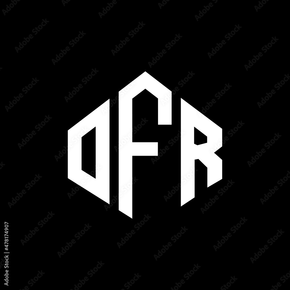 OFR letter logo design with polygon shape. OFR polygon and cube shape logo design. OFR hexagon vector logo template white and black colors. OFR monogram, business and real estate logo. OFR letter logo design with polygon shape. OFR polygon and cube shape logo design. OFR hexagon vector logo template white and black colors. OFR monogram, business and real estate logo.