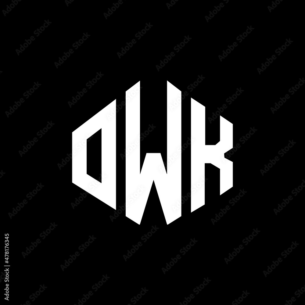 OWK letter logo design with polygon shape. OWK polygon and cube shape logo design. OWK hexagon vector logo template white and black colors. OWK monogram, business and real estate logo. OWK letter logo design with polygon shape. OWK polygon and cube shape logo design. OWK hexagon vector logo template white and black colors. OWK monogram, business and real estate logo.