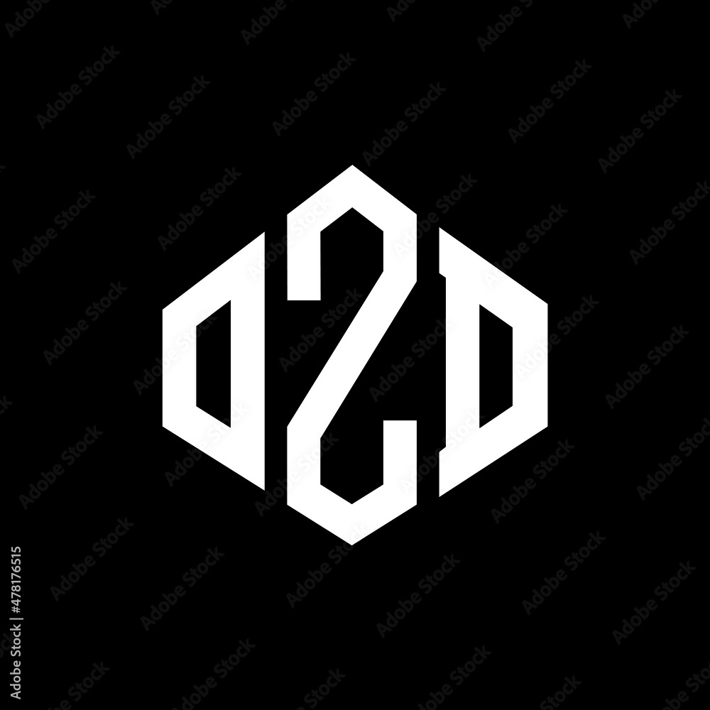 OZD letter logo design with polygon shape. OZD polygon and cube shape logo design. OZD hexagon vector logo template white and black colors. OZD monogram, business and real estate logo. OZD letter logo design with polygon shape. OZD polygon and cube shape logo design. OZD hexagon vector logo template white and black colors. OZD monogram, business and real estate logo.