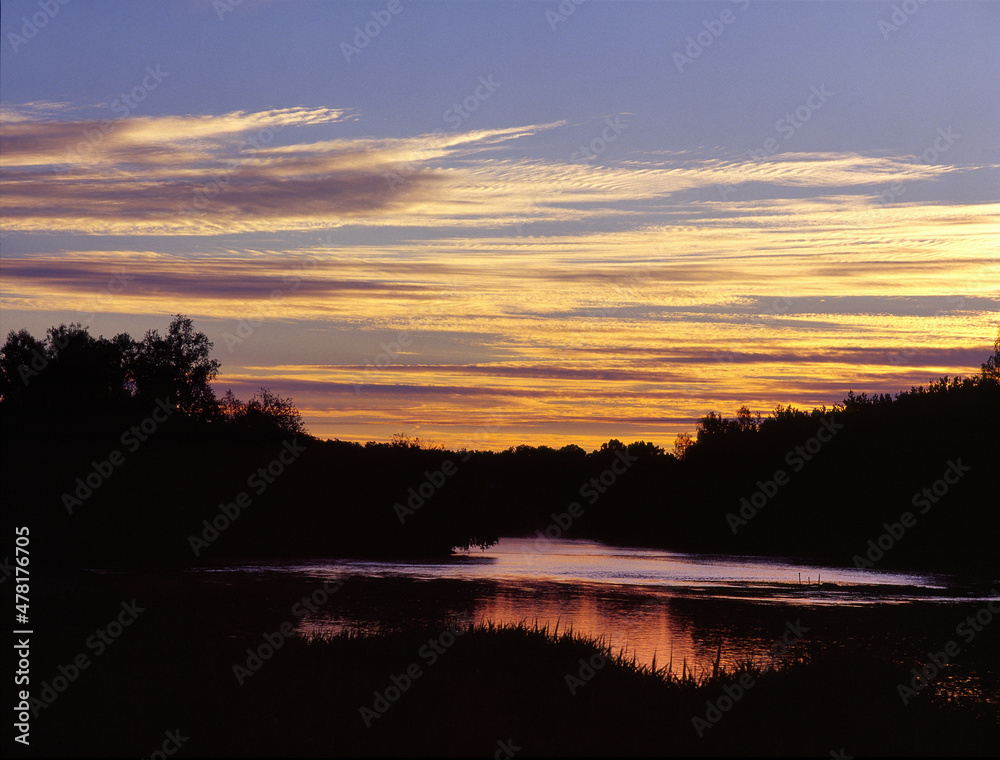 Pilica River (near Spala and Inowlodz town), Poland Pilica River (near Spala and Inowlodz town), Poland