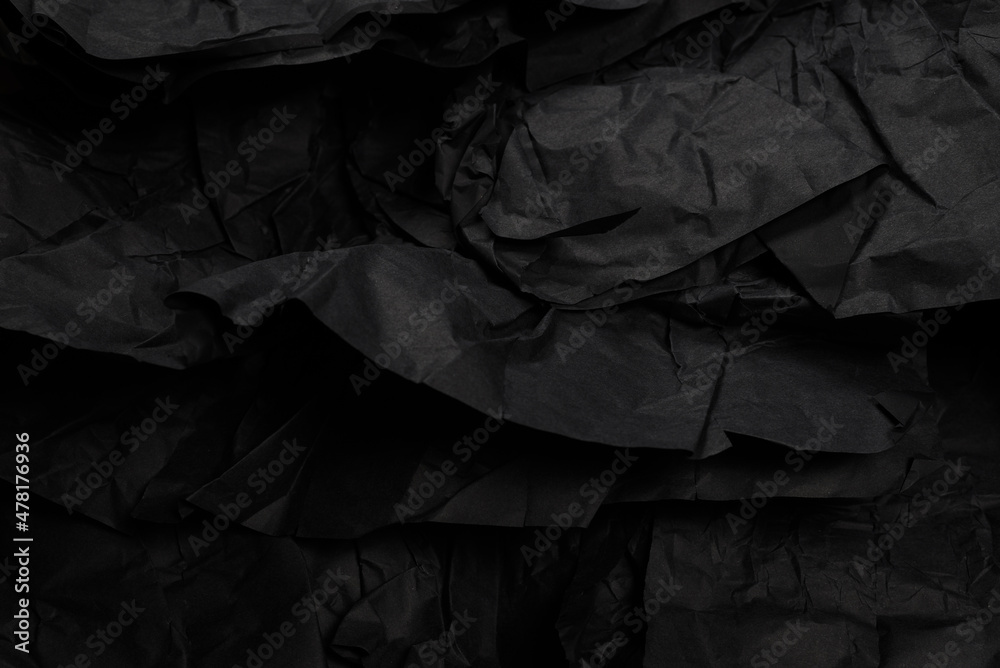 Abstract black paper texture background. Top view. Abstract black paper texture background. Top view.