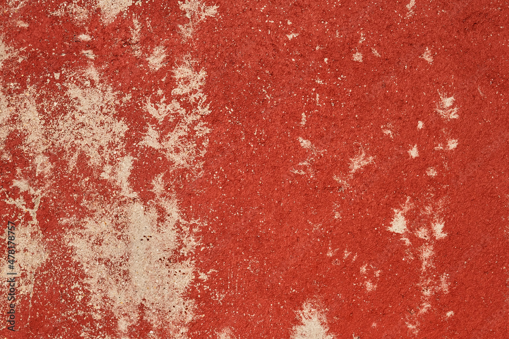 Red distressed wall texture Red distressed wall texture