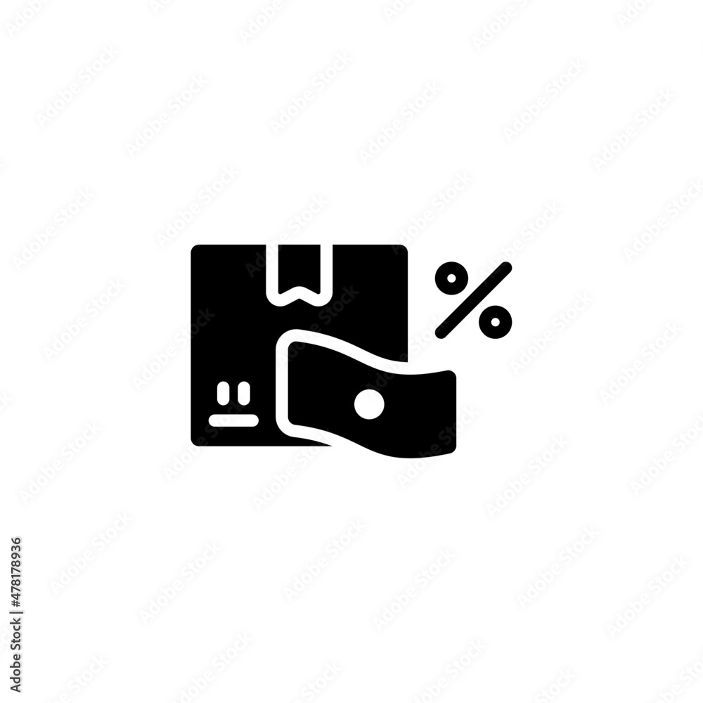 shipping cost icon designed in outline style with editable stroke in cargo shipping icon theme