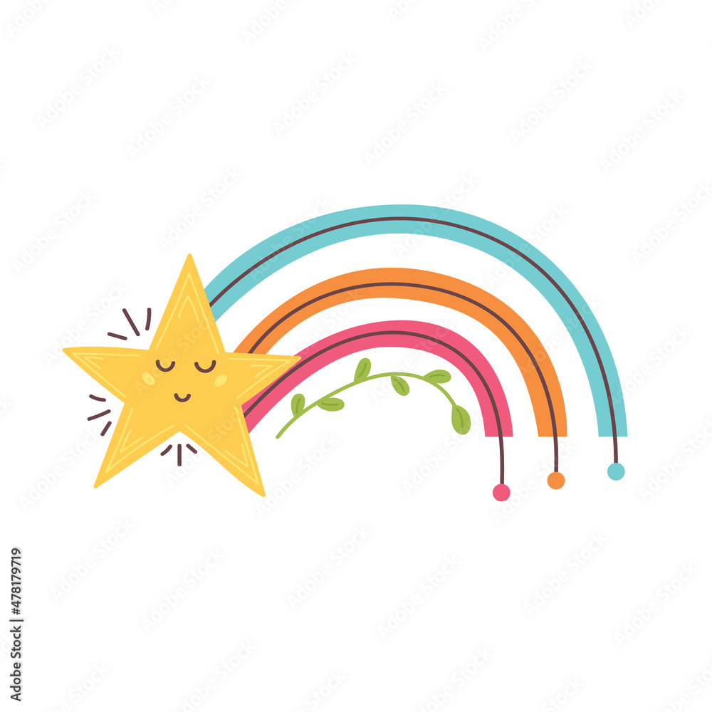 Star makes baby a rainbow Star makes baby a rainbow