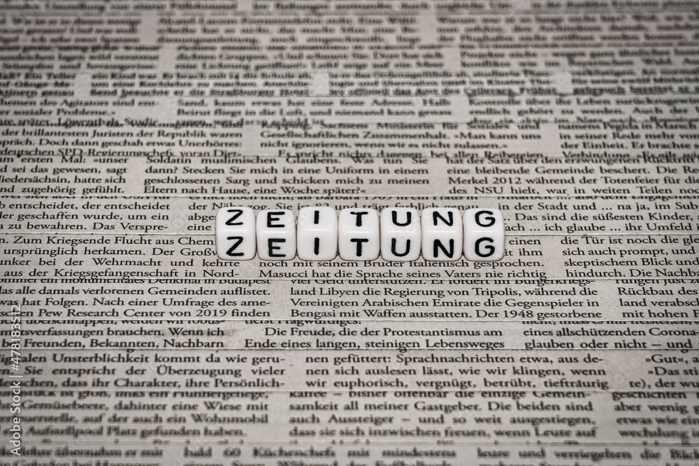 Obraz premium Zeitung