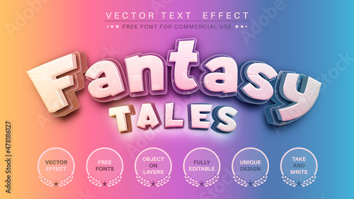 Fantasy Tales - Editable Text Effect, Font Style