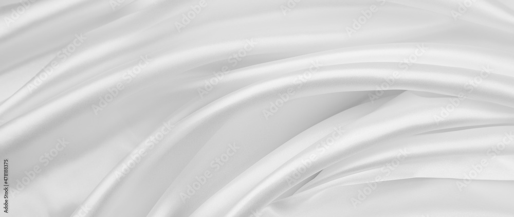 White silk fabric lines White silk fabric lines