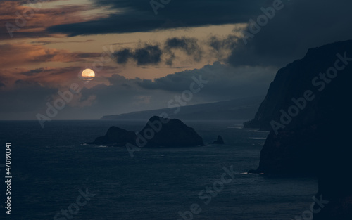 Sunser over Pololu Valley