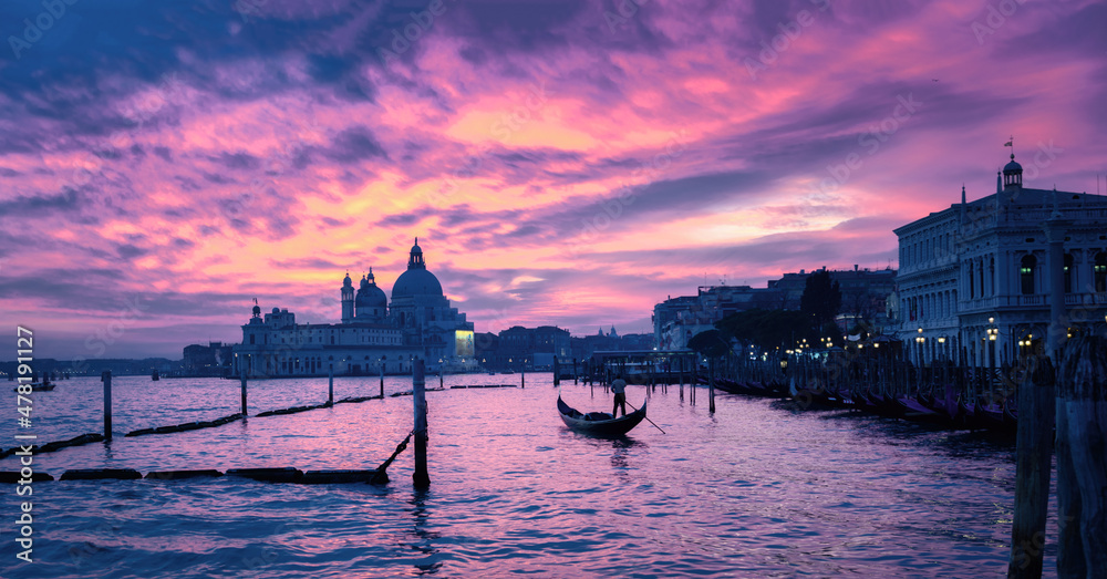 December Sunset In Venice