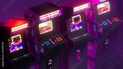 Video Game Arcade Room photo