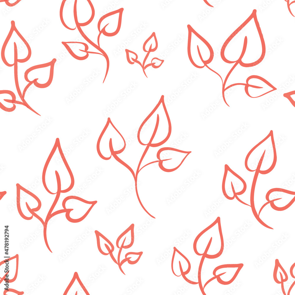 seamless pattern with leaves seamless pattern with leaves