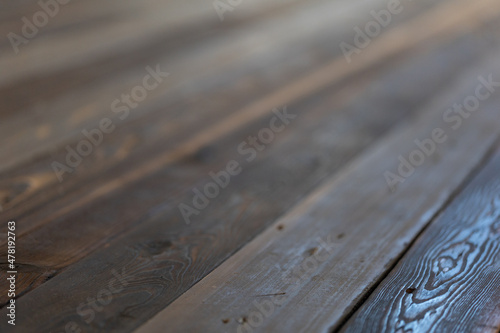 Room with wood floor, interior design. High quality photo