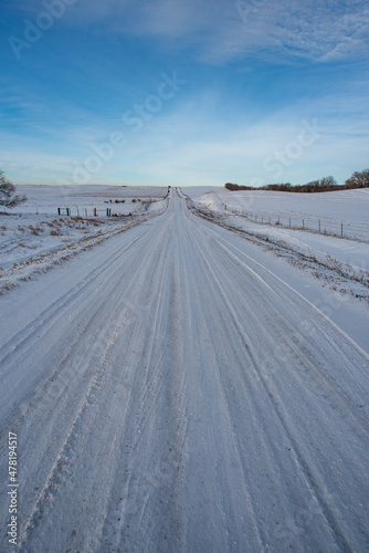 road in winter