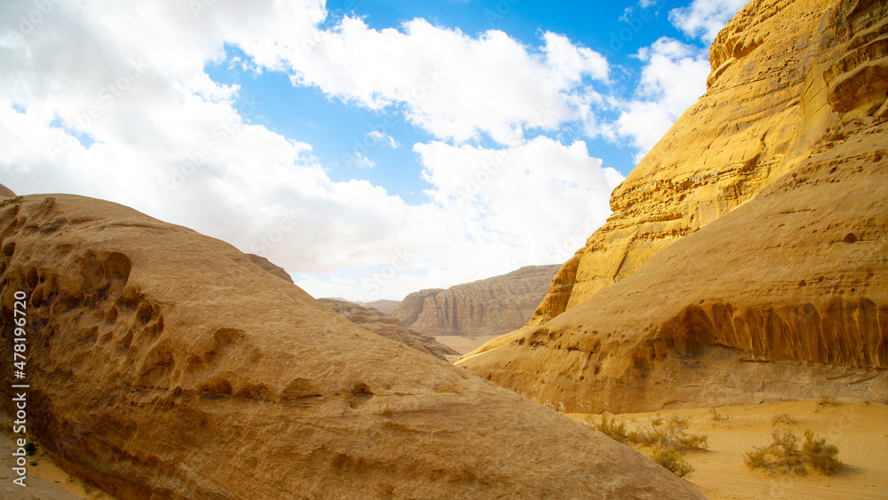 Naklejka premium Wadi rum desert