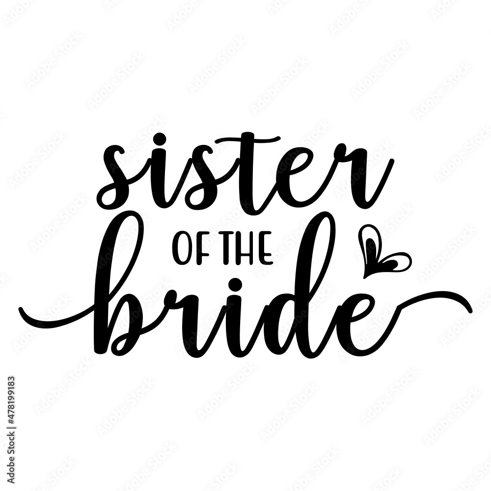 Sister of the Bride svg