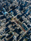 Stock aerial photo of Downtown Vancouver, Canada