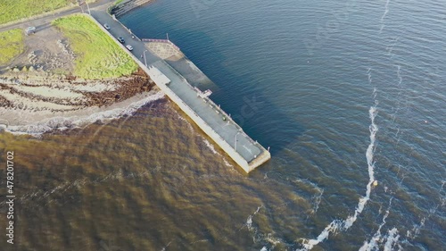 The pier in Mountcharles in County Donegal - Ireland. photo