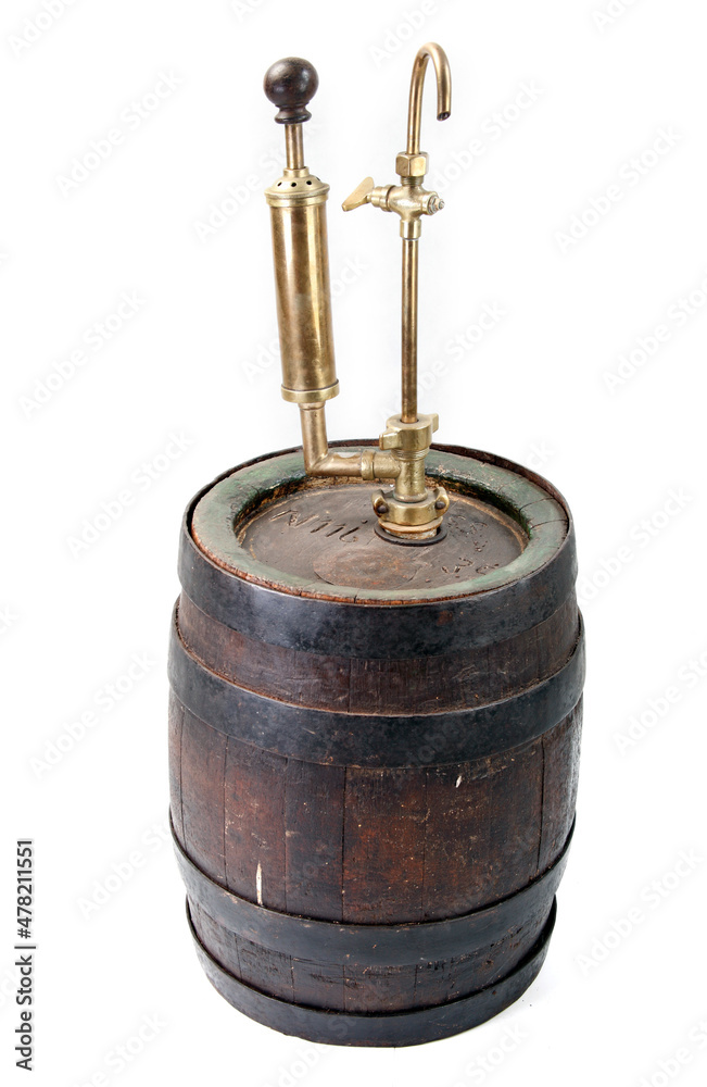 old beer keg