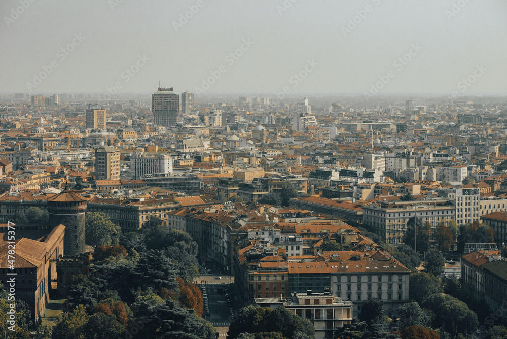 Milan view from above