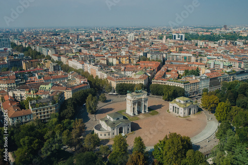 Milan view from above
