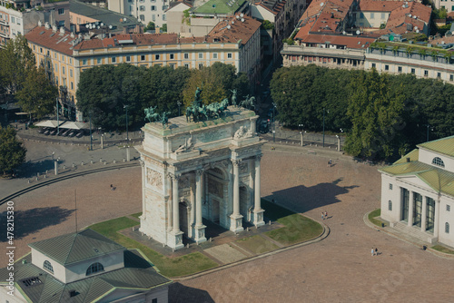 Milan view from above