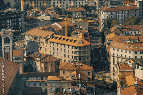Milan view from above