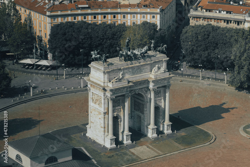 Milan view from above