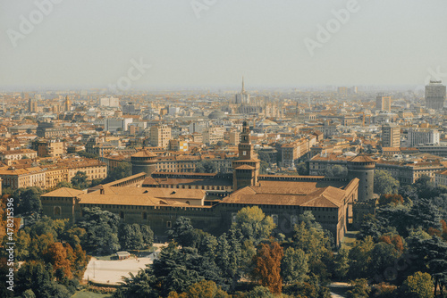 Milan view from above