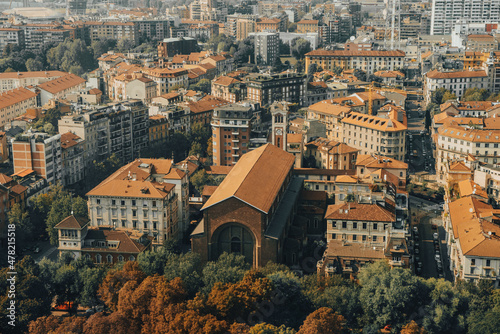 Milan view from above