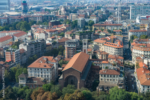 Milan view from above