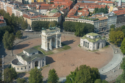 Milan view from above