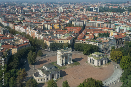 Milan view from above