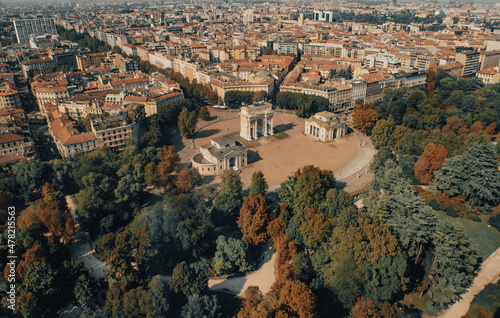 Milan view from above