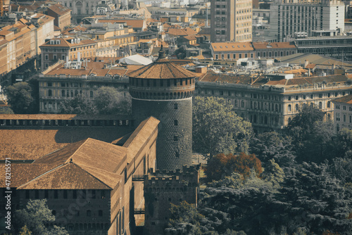 Milan view from above
