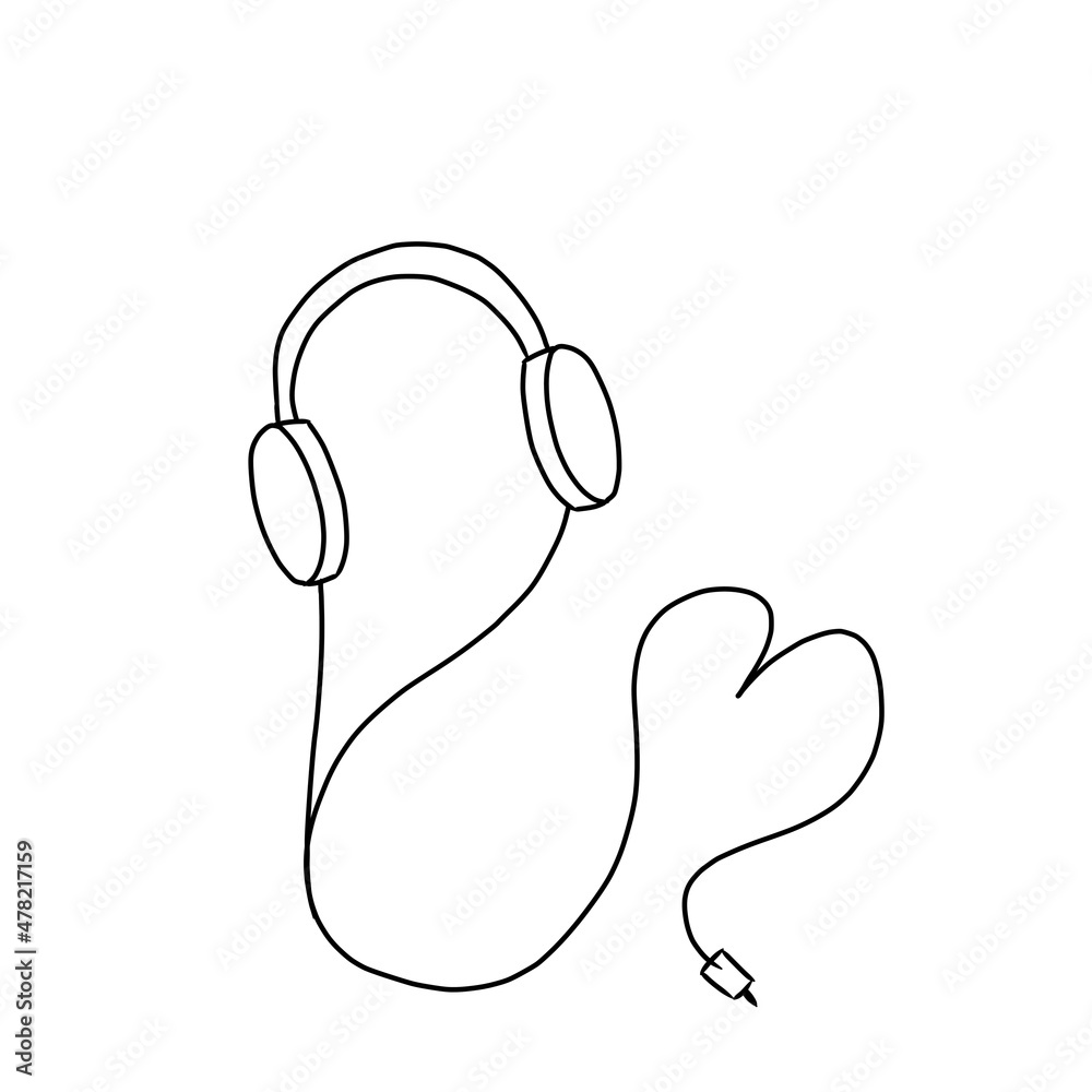 Obraz premium headphones