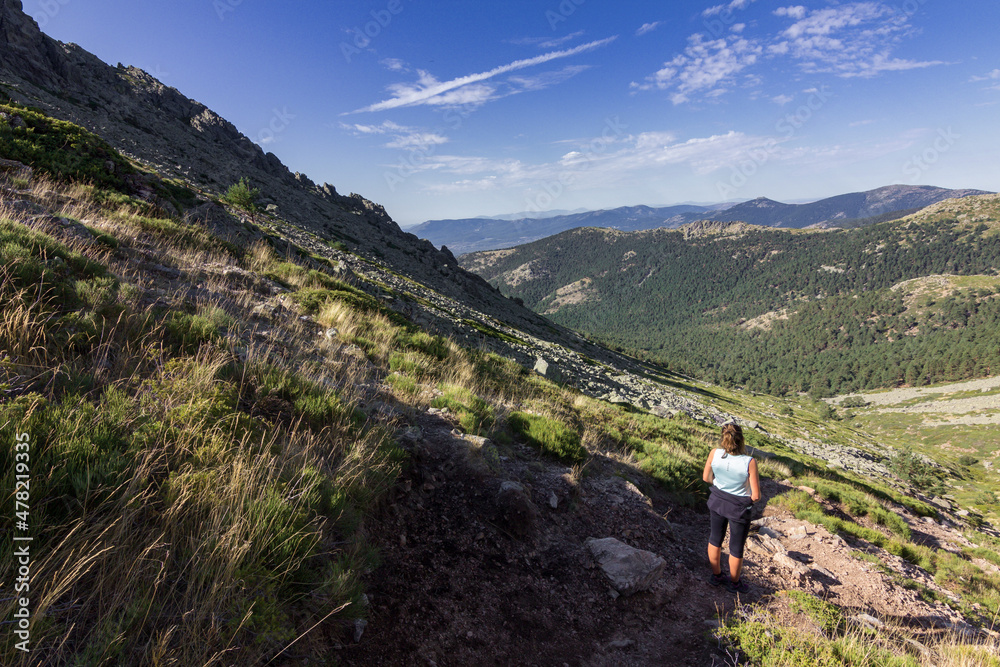 Hiking to Maliciosa mountain near Madrid (Spain)