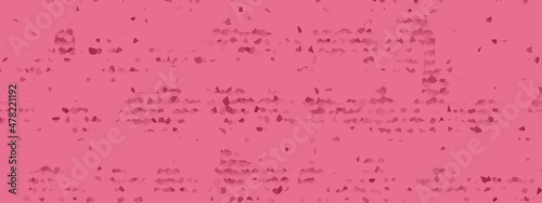 Banner, random geometric shapes with Cerise color. Random pattern background. Texture Cerise color pattern background.