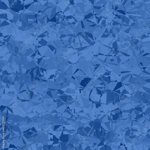 Abstract macro crystal geometric background texture Sapphire color. Random pattern background. Texture Sapphire color pattern background.